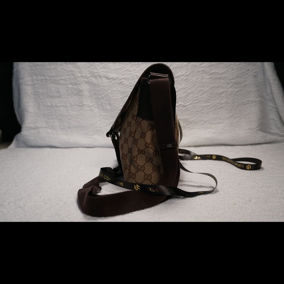 Gucci Beige/Ebony GG Messenger Bag - Picture 7 of 16